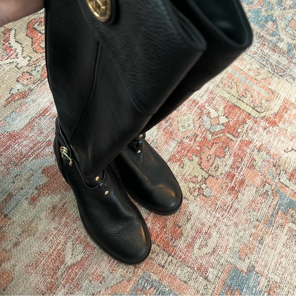 Tory Burch Leather Knee Boots - Picture 3 of 5